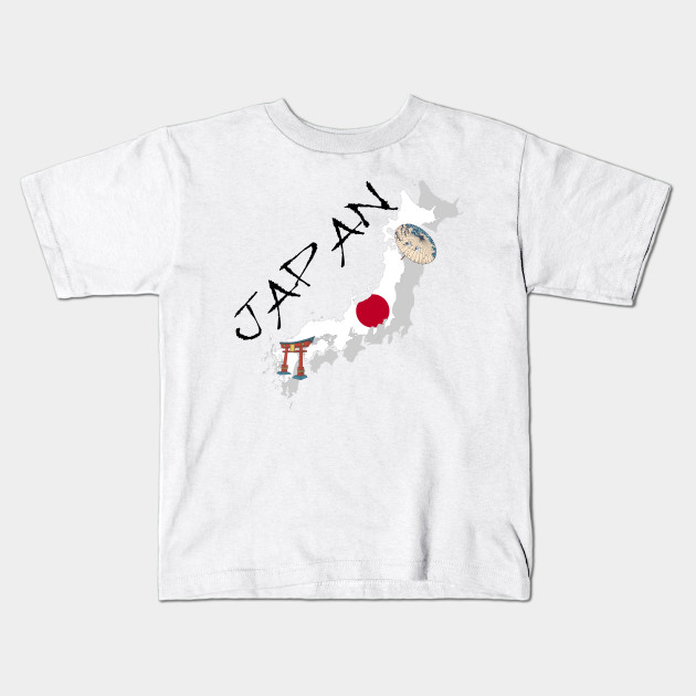 Map and Flag of Japan
